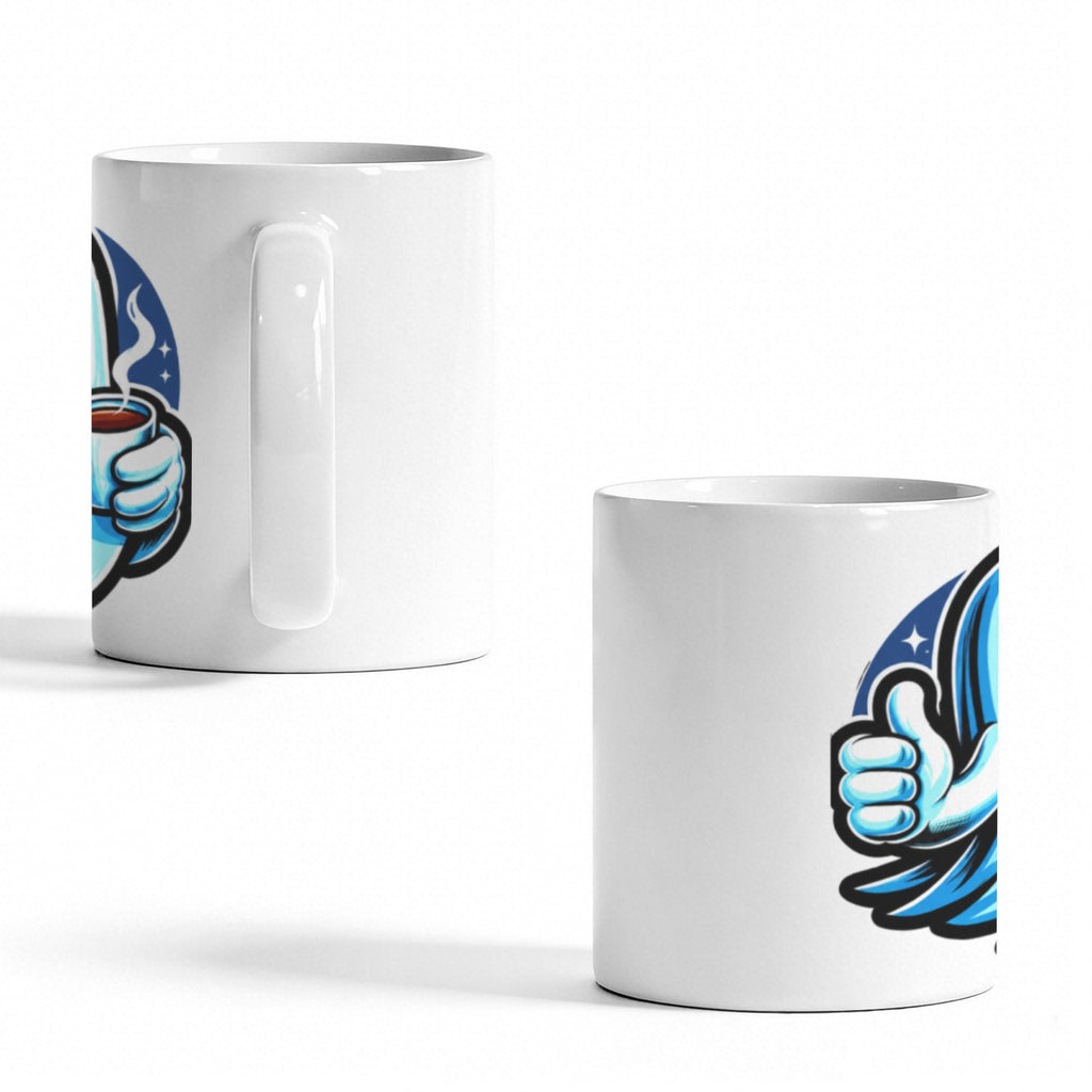 Boo and Brew Cauldron 11 oz White Ceramic Mug