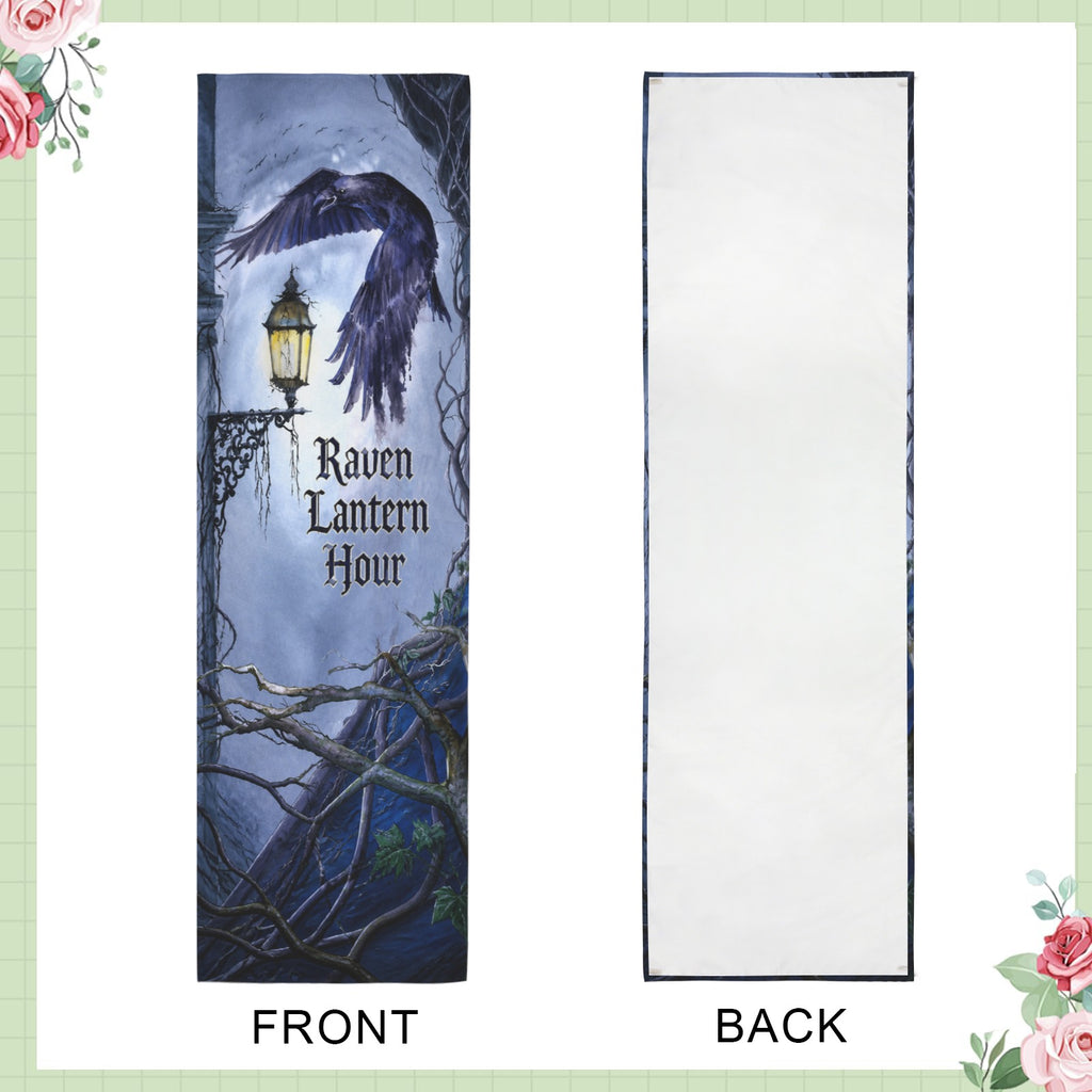 Raven Lantern Hour 12 x 40 in Polyester Peach Skin Tapestry