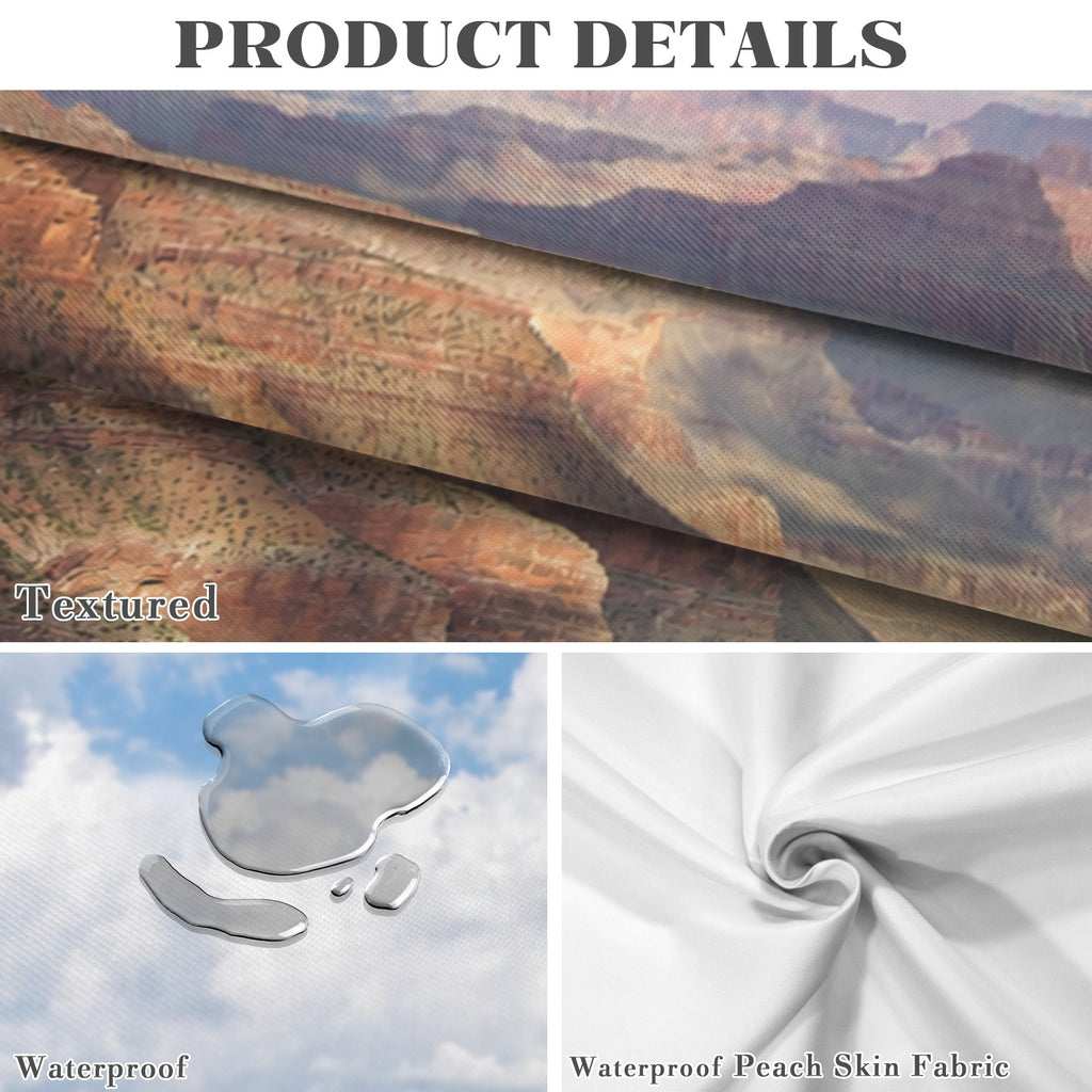 Canyon Sunset 178cm x 140cm Rectangular Tablecloth 70x55inch (QUE)