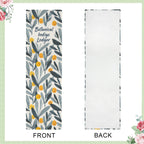 Botanical Indigo Ledger 12 x 40 in Polyester Peach Skin Tapestry
