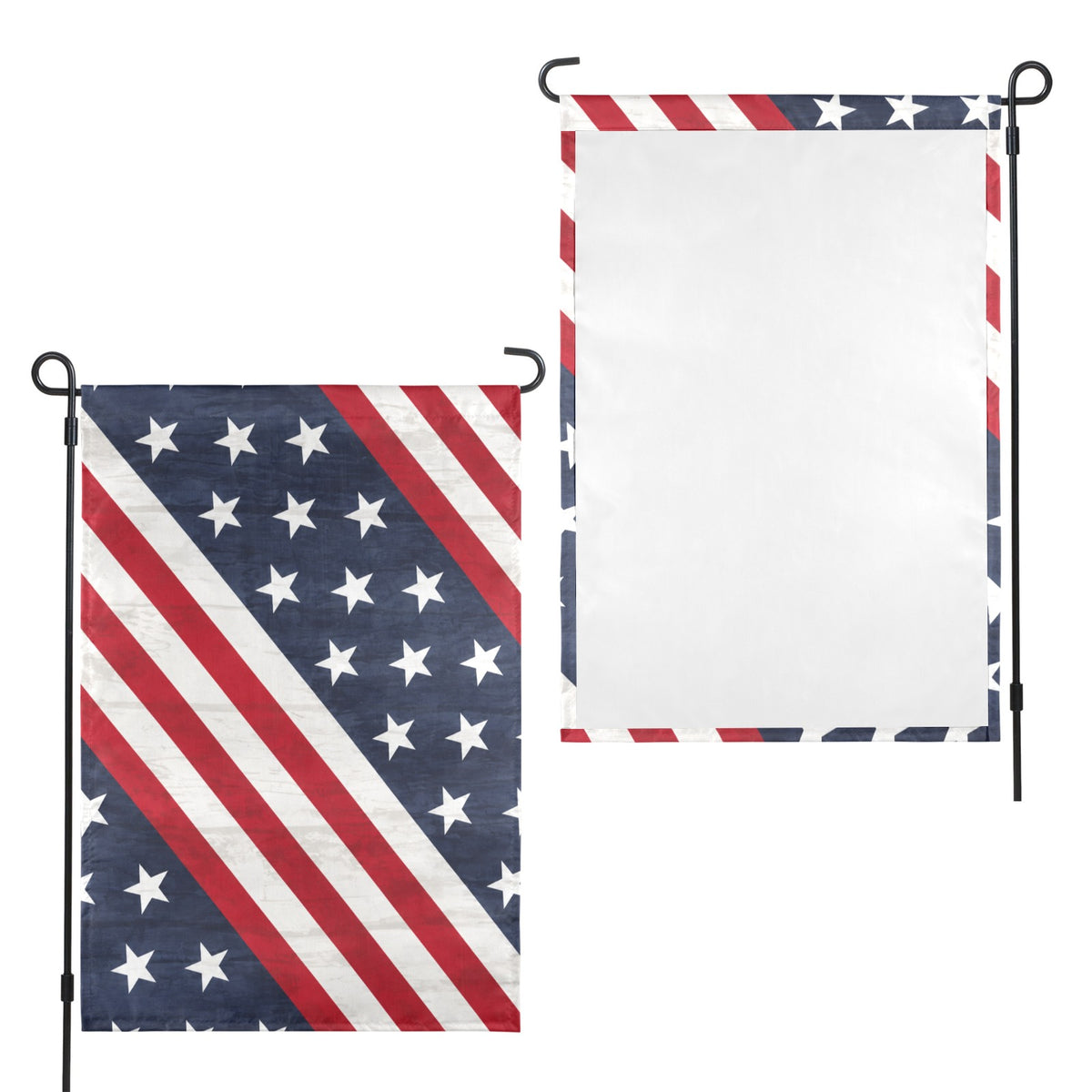 Veterans Day minimalist thank you 12 x 18 in Garden Flag