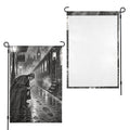 Sherlock Night Train Trail 12 x 18 in Garden Flag