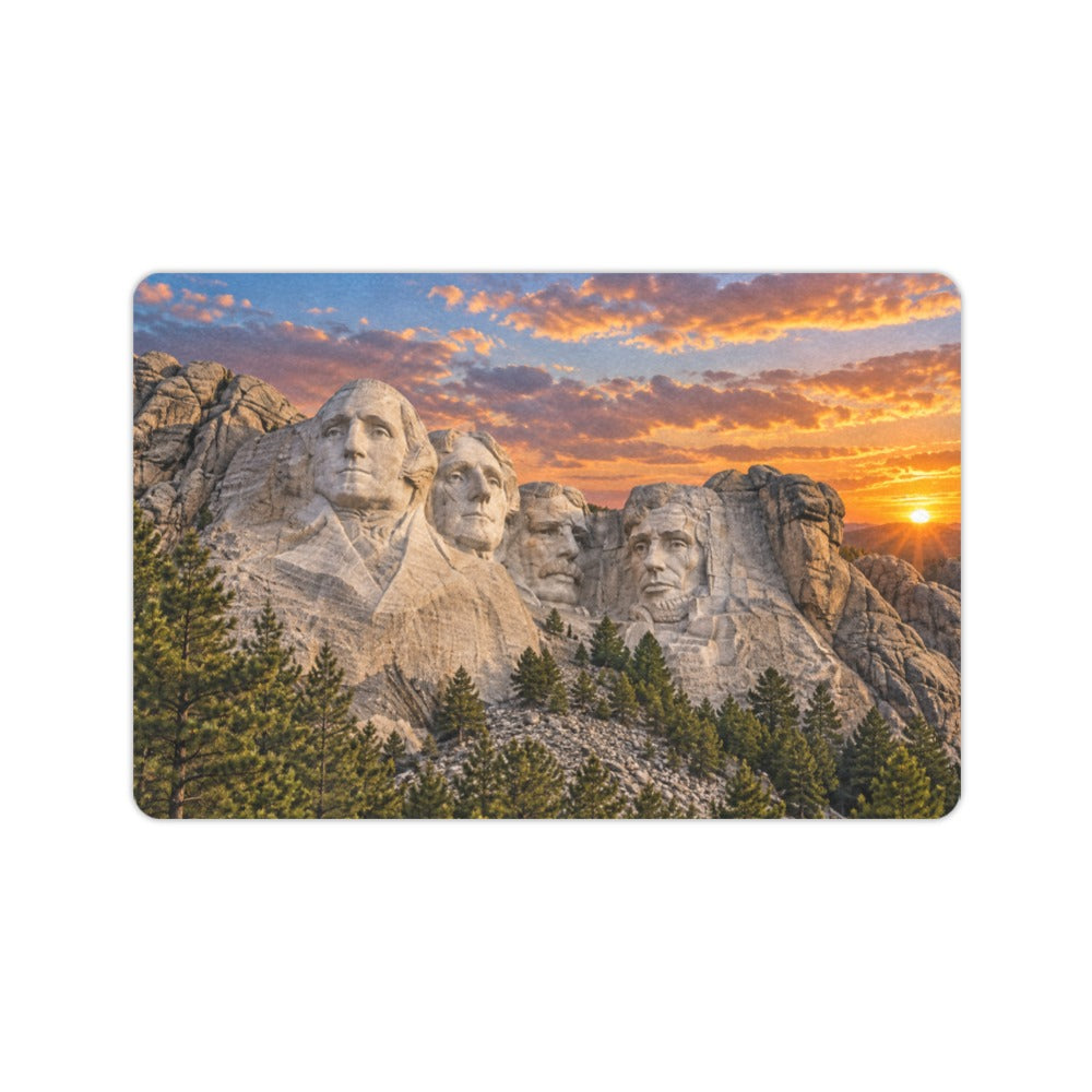 Mount Rushmore Four-Face Horizon 23.6 x 15.7 in Doormat