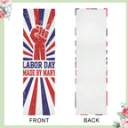 Labor Day, Made by Many 12 x 40 in Polyester Peach Skin Tapestry