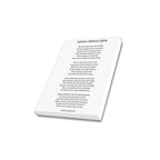 October Diamond Lights Poem Frame Canvas Print 8"x10"