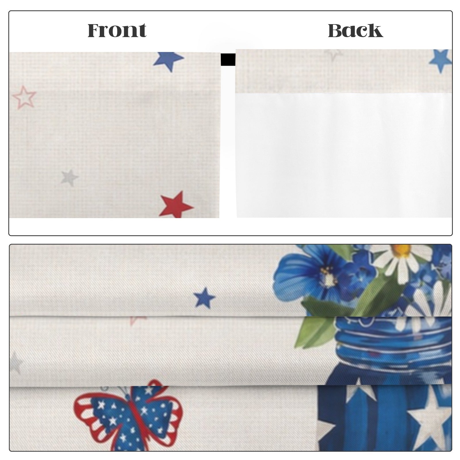 God Bless the Civic Home 52 x 84 in Window Curtain Set