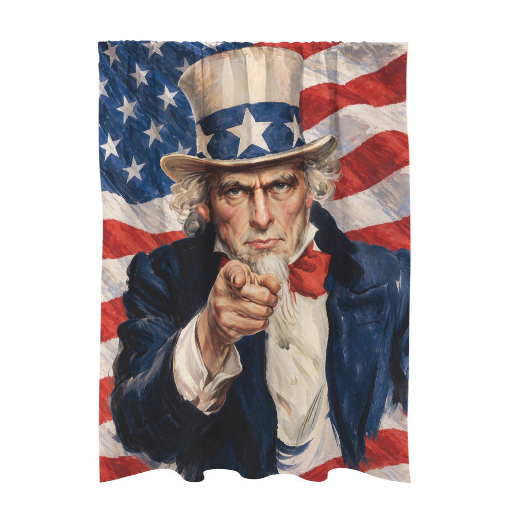 Uncle Sam Star Hat — 51 x 72 in Door Curtain (QUE)