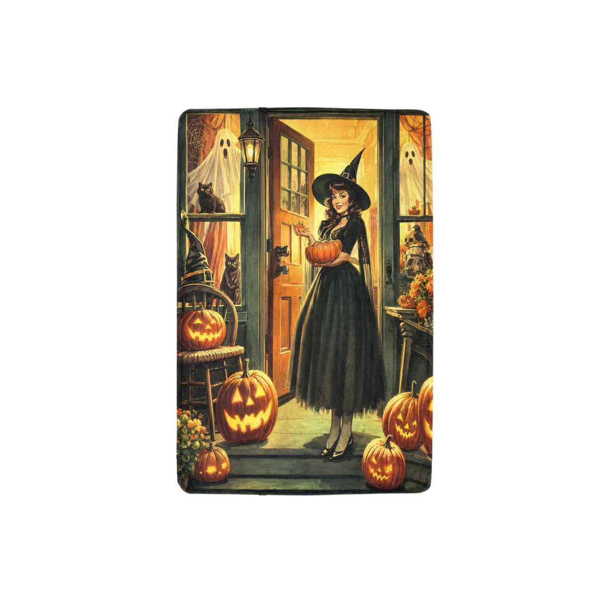 Witch's Herbarium 32 x 48 in Micro Fleece Blanket