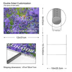 Pollinator Garden Lavender 12 x 9 in House Sign