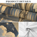 Robot Maria Stars 178cm x 140cm Rectangular Tablecloth 70x55inch (QUE)