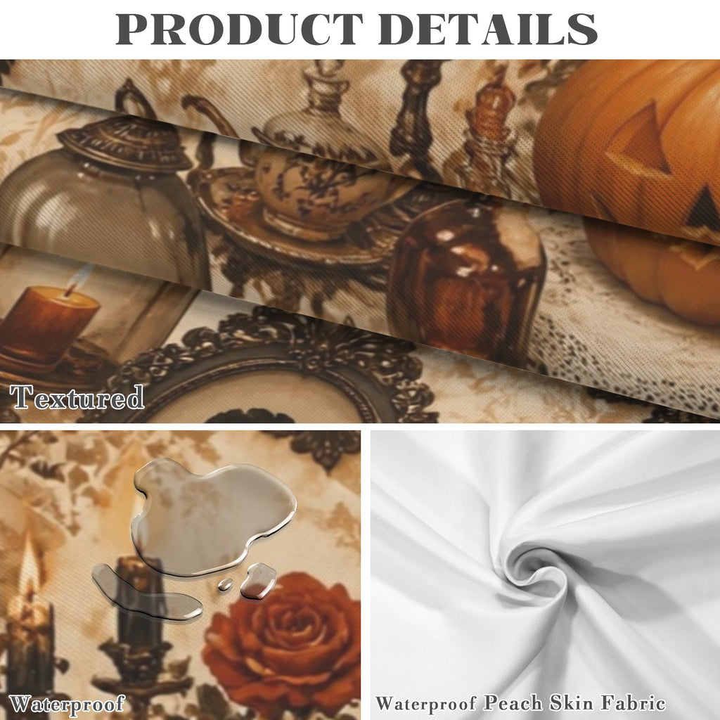 Victorian Parlour 178cm x 140cm Rectangular Tablecloth 70x55inch (QUE)