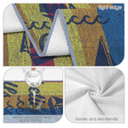 Opera Aesthetic Shells 29"x58" (QUE) Waffle Weave Bath Towel