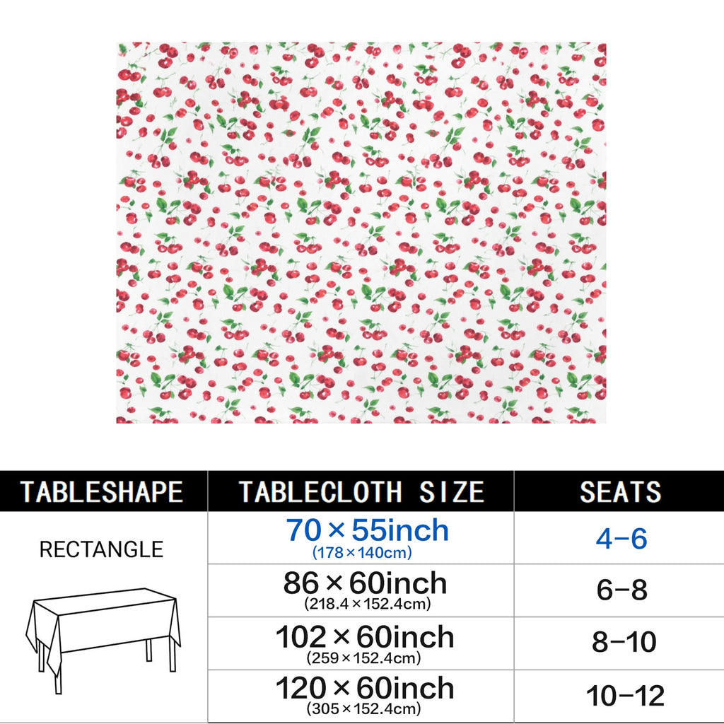 Watercolor Pumpkin 178cm x 140cm Rectangular Tablecloth 70x55inch (QUE)