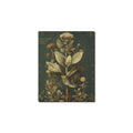 Khaki Coded Botanical Archive Frame Canvas Print 8"x10"