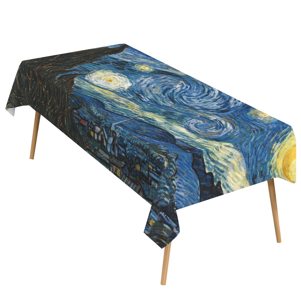 Starry Village 178cm x 140cm Rectangular Tablecloth 70x55inch (QUE)