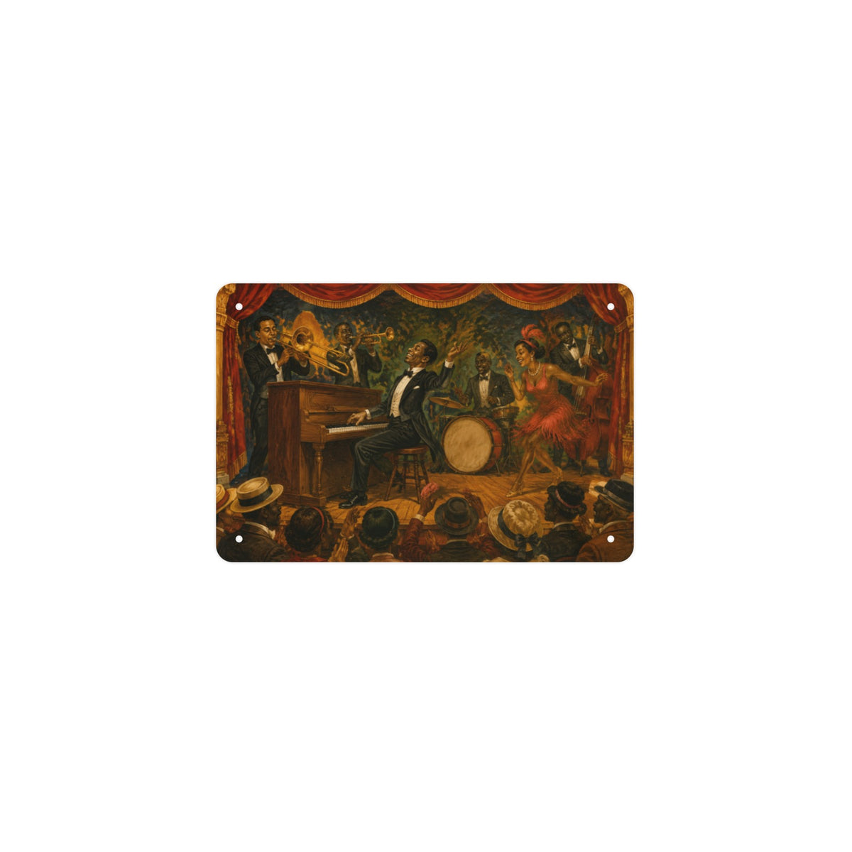 Ragtime Stage Poster 12 x 8 in Metal Tin Sign