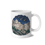 Mount Rushmore Meteors 11 oz White Ceramic Mug