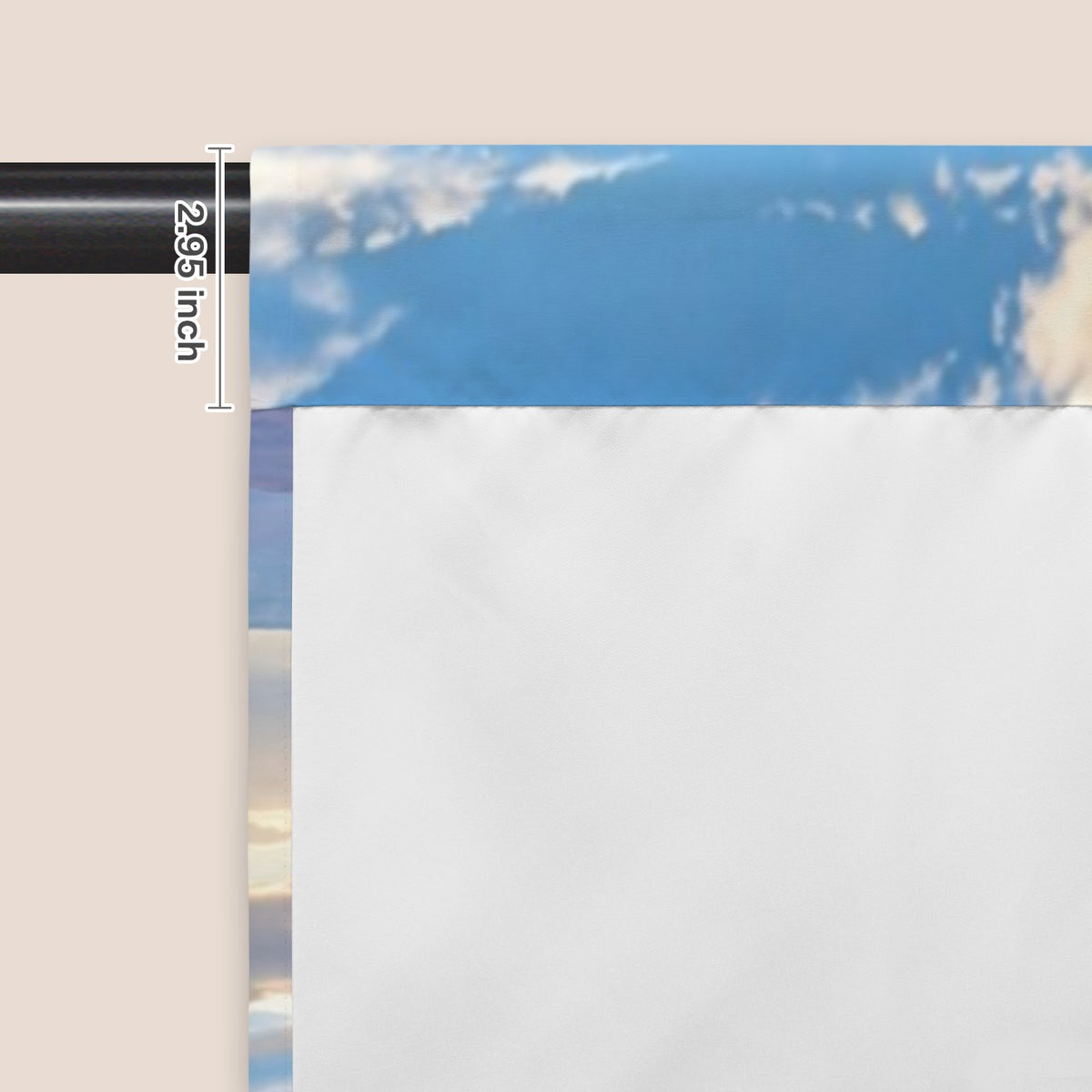 Grand Canyon Red Layers after Rain — 51 x 72 in Door Curtain (QUE)
