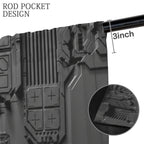 Circuit-Board Human Future 52 x 84 in Window Curtain Set