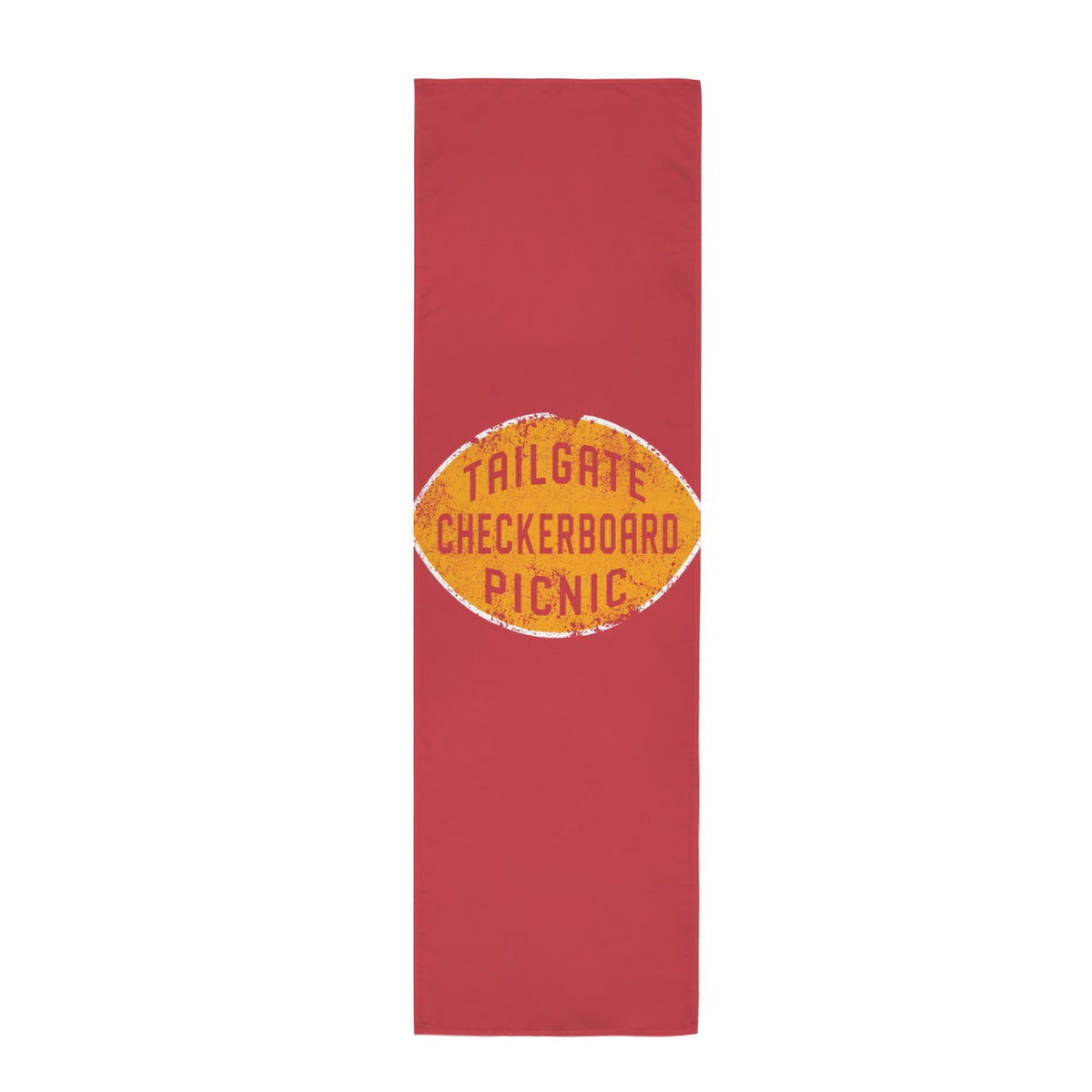Tailgate Checkerboard Picnic 12 x 40 in Polyester Peach Skin Tapestry