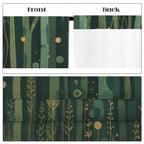 Bamboo Forest Pattern 52 x 84 in Window Curtain Set