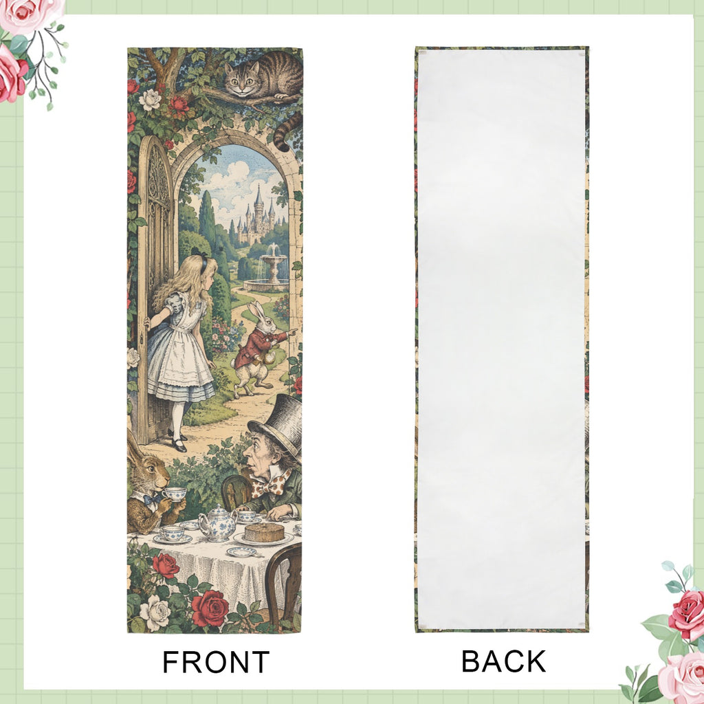 Garden Doorway 12 x 40 in Polyester Peach Skin Tapestry