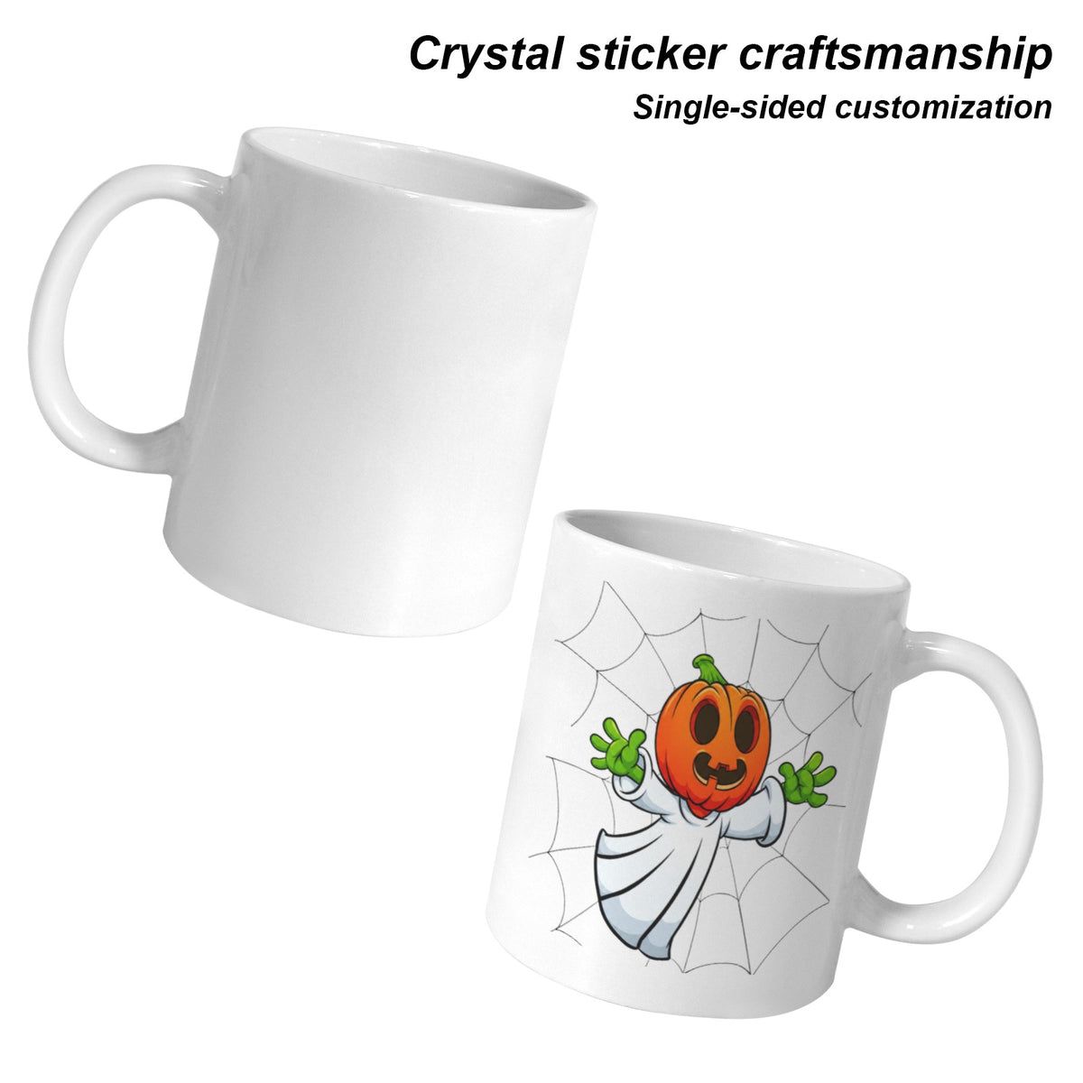 Ghost Mailbox Surprise 11 oz White Ceramic Mug