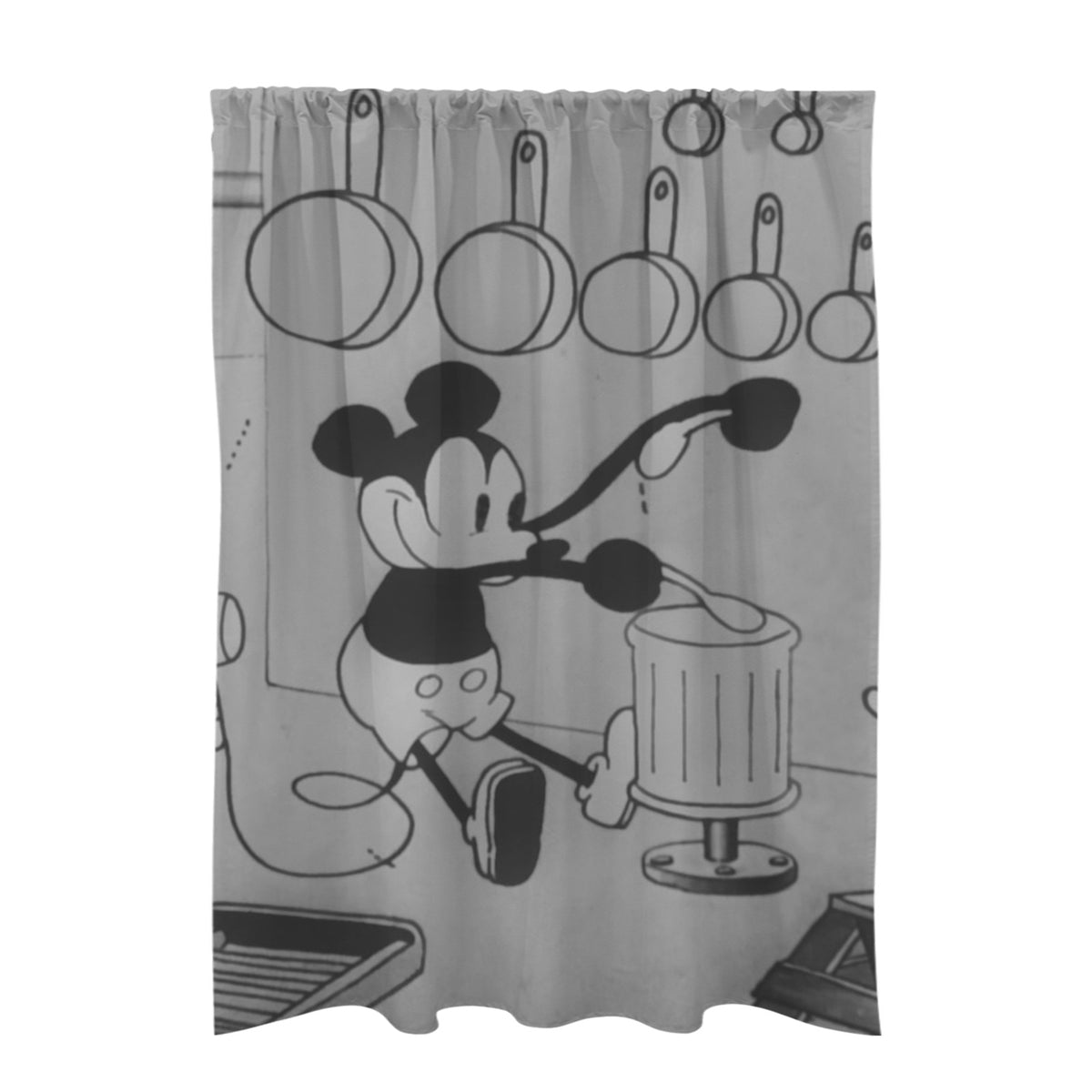 Mickey Skillet Galley 51 x 72 in Door Curtain (QUE)