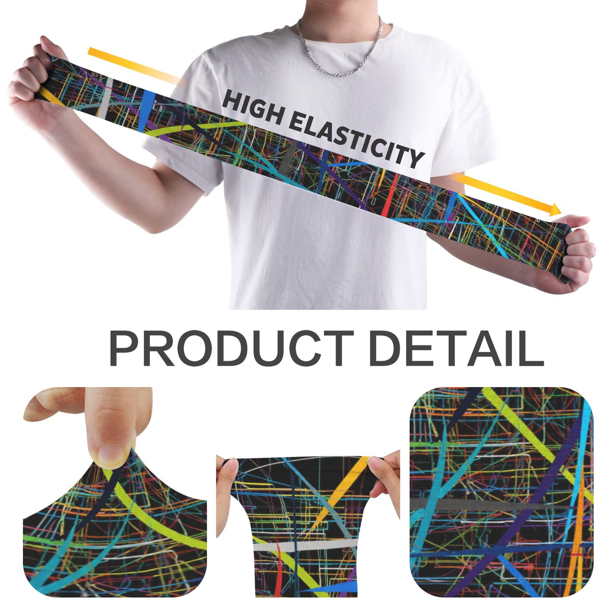Cool Blue Motion Grid Arm Sleeves 38cm (1-Pack) (QUE)