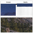 Rushmore Starry Twilight 52 x 84 in Window Curtain Set
