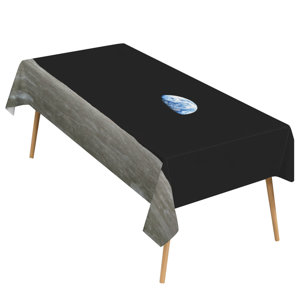 Earthrise Orbit 178cm x 140cm Rectangular Tablecloth 70x55inch (QUE)