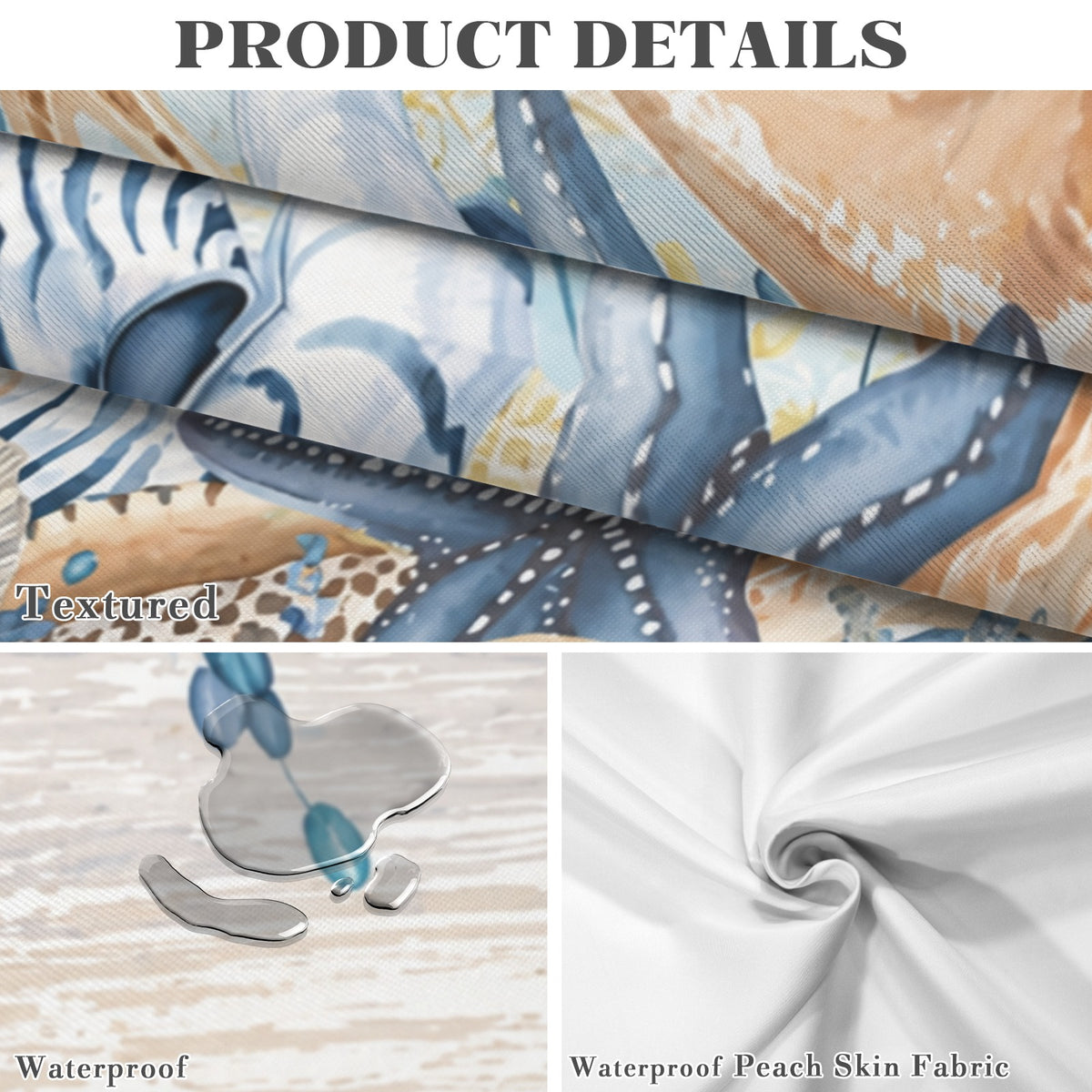 Rustic Wildflower 178cm x 140cm Rectangular Tablecloth 70x55inch (QUE)