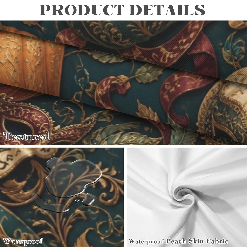 Masquerade 178cm x 140cm Rectangular Tablecloth 70x55inch (QUE)