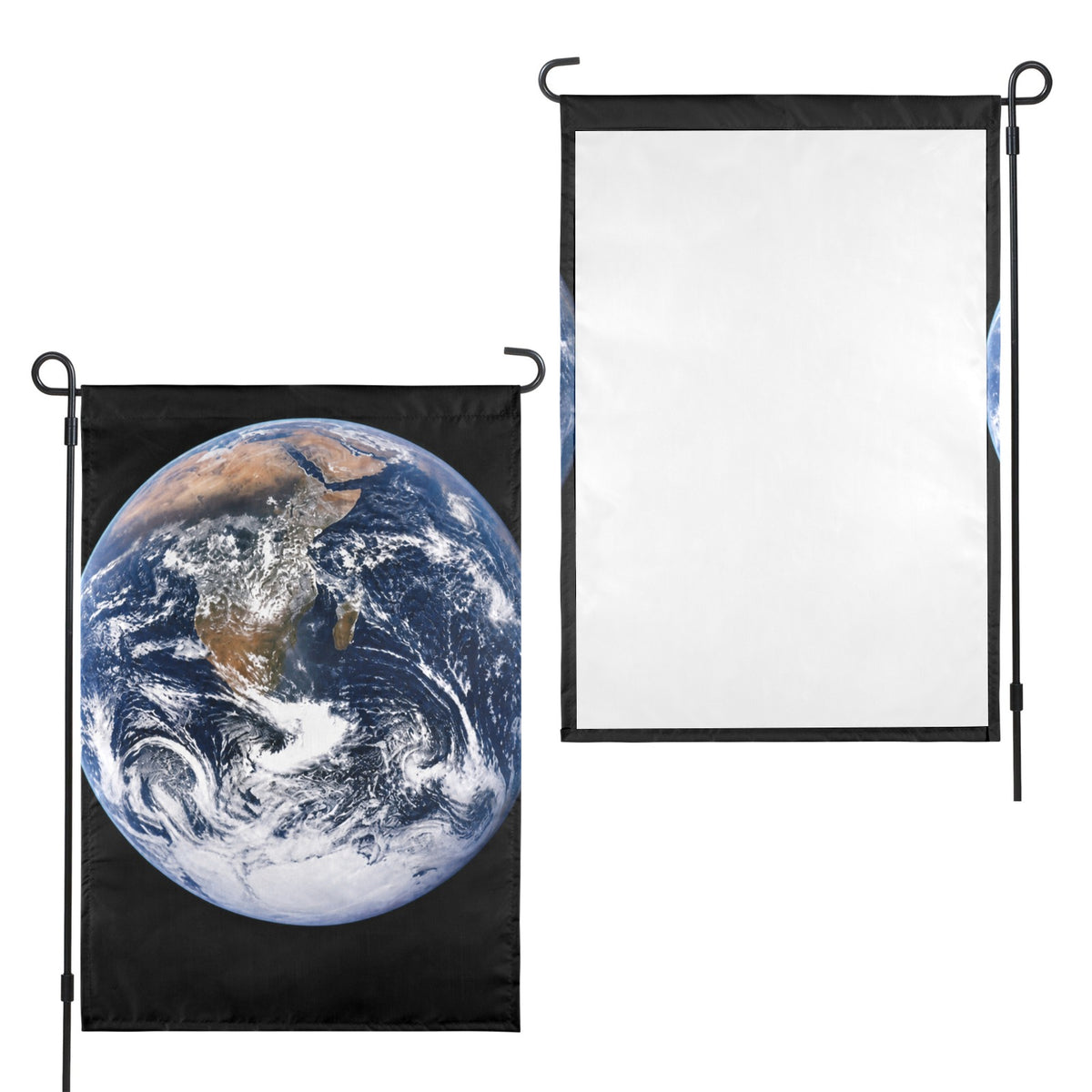 Blue Marble Earth 12 x 18 in Garden Flag