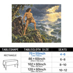 Tarzan Storm Valley 178cm x 140cm Rectangular Tablecloth 70x55inch (QUE)