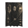Phantom lifts a lantern on a spiral back 51 x 72 in Door Curtain (QUE)