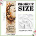 Autumn Equinox Balance 12 x 40 in Polyester Peach Skin Tapestry