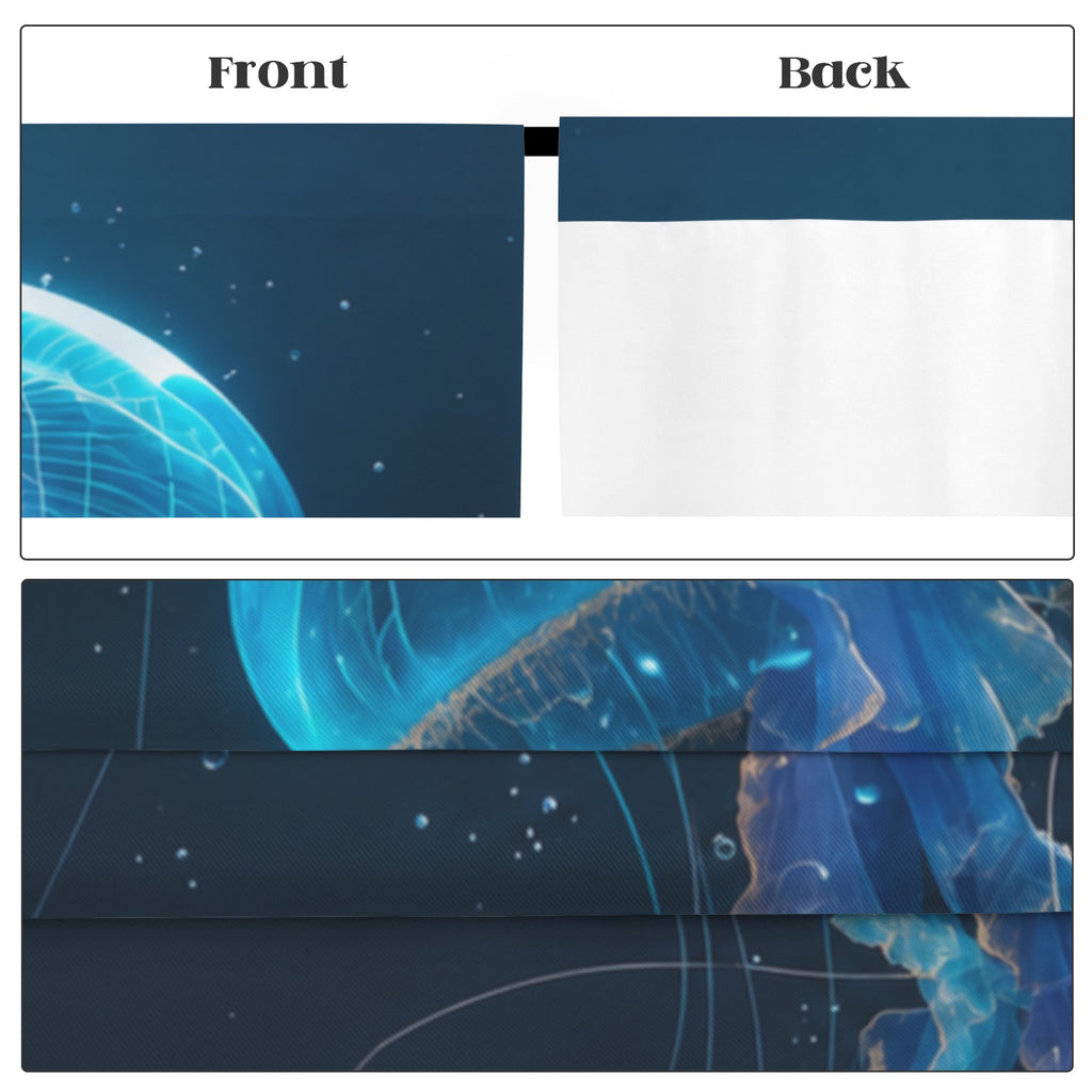 Bioluminescent Ocean 52 x 84 in Window Curtain Set