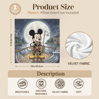Mickey's Moonlit Riverboat 16 x 16 in Envelope Pillow Case