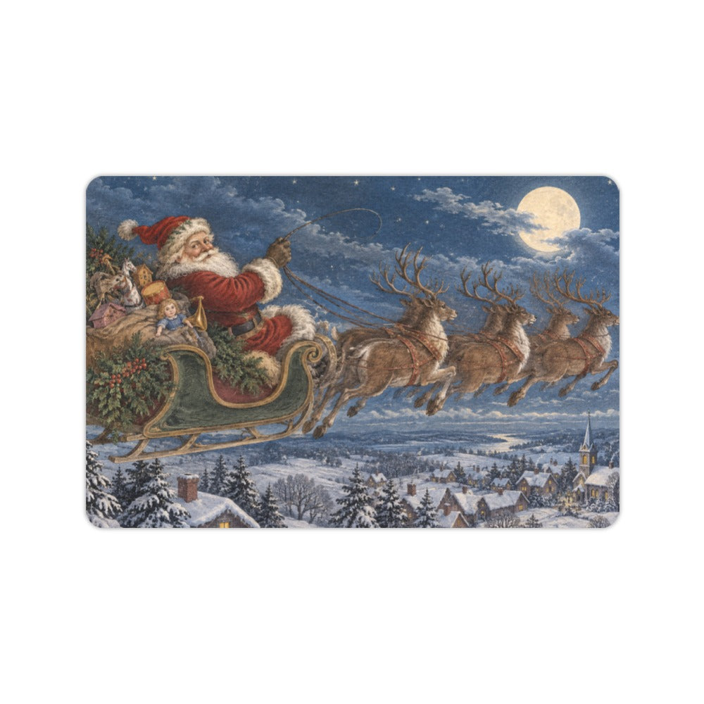 Merry Old Santa Winter Flight 23.6 x 15.7 in Doormat