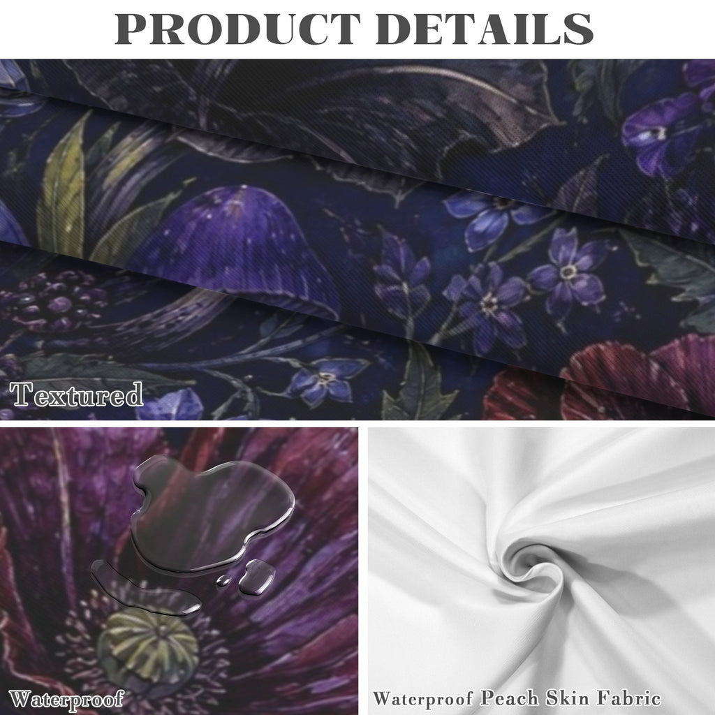 Poison Garden 178cm x 140cm Rectangular Tablecloth 70x55inch (QUE)