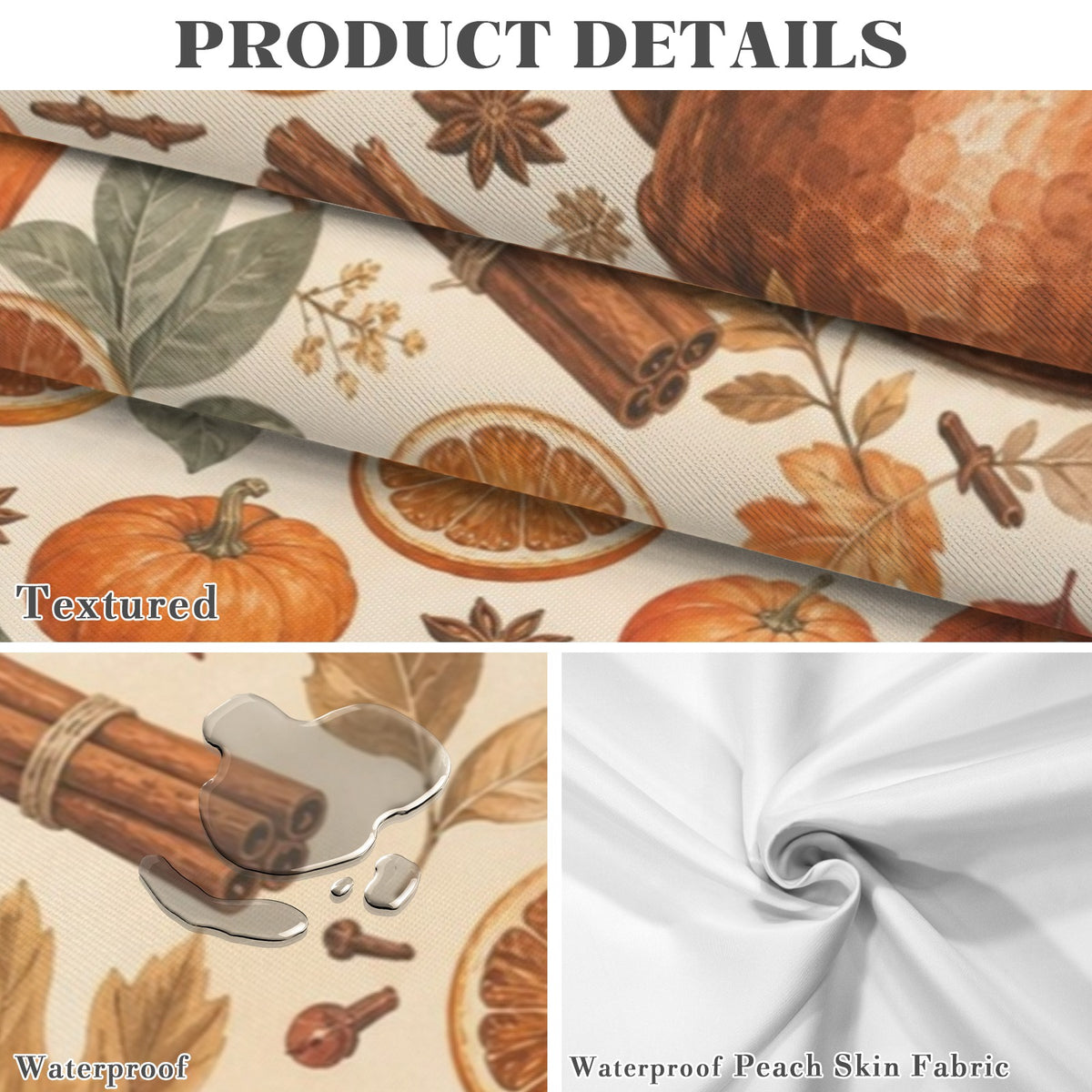 Copper Kettle 178cm x 140cm Rectangular Tablecloth 70x55inch (QUE)