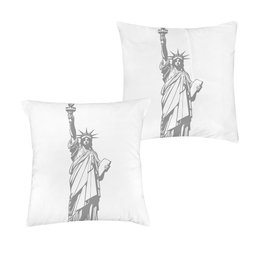 Monochrome Statue Torch 16 x 16 in Envelope Pillow Case