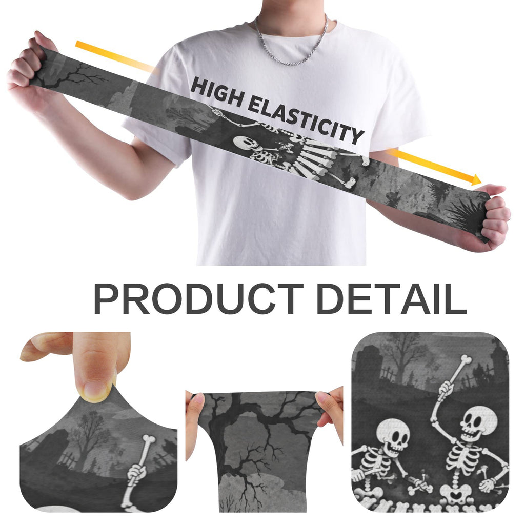 Skeleton Dance Bone Xylophone Arm Sleeves 38cm (1-Pack) (QUE)