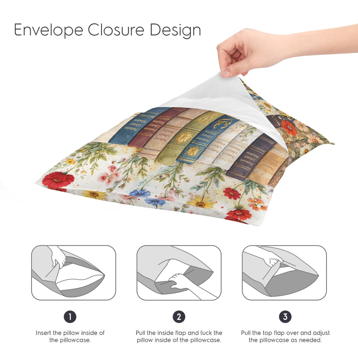 Poetcore Library Window 16 x 16 in Envelope Pillow Case