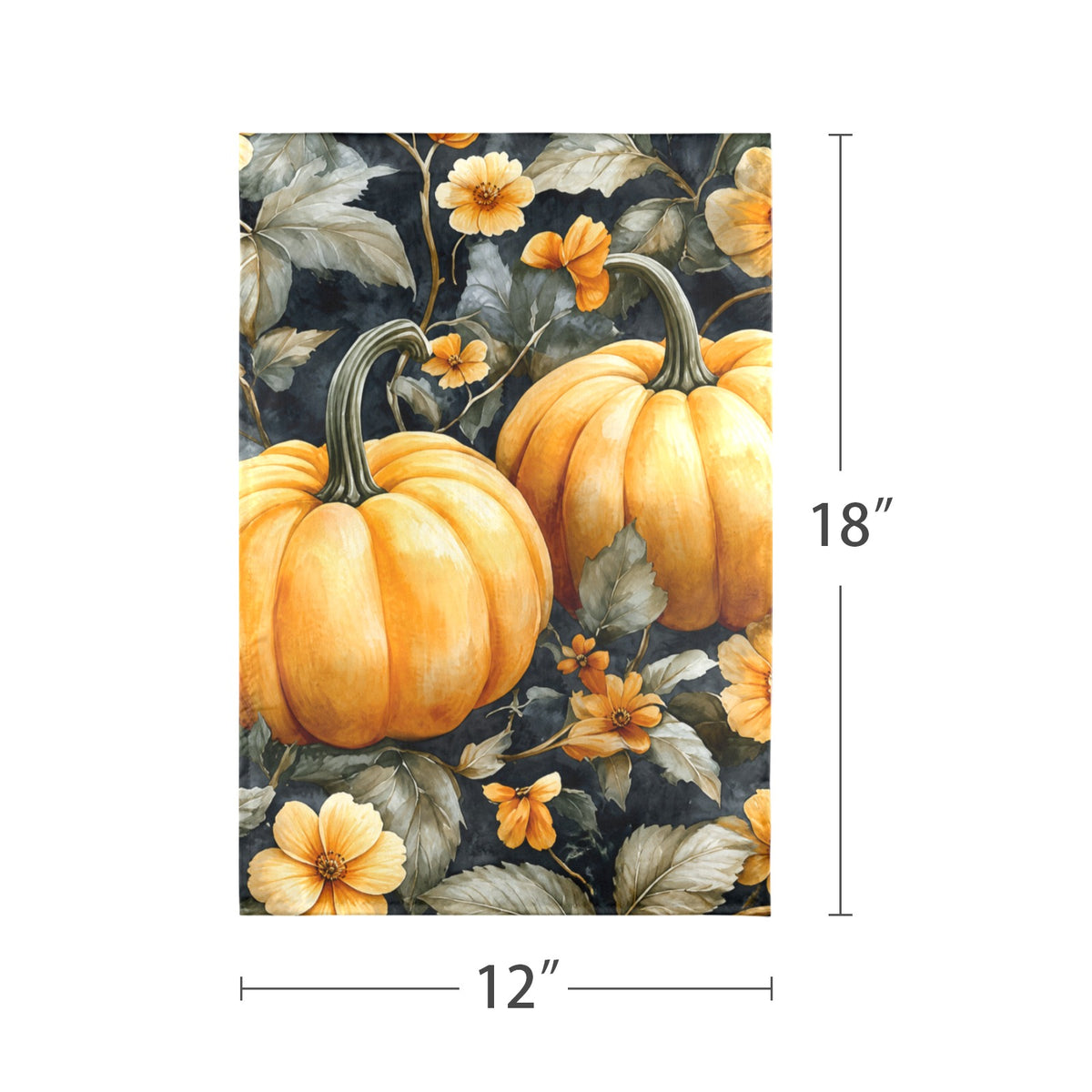 Pumpkin Patch Welcome 12 x 18 in Garden Flag