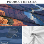 Grand Canyon Stars 178cm x 140cm Rectangular Tablecloth 70x55inch (QUE)