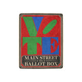 Main Street to Ballot Box 32 x 48 in Micro Fleece Blanket