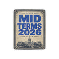 Vintage Election Poster 2026 32 x 48 in Micro Fleece Blanket