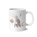 Haunted Forest Owls 11 oz White Ceramic Mug
